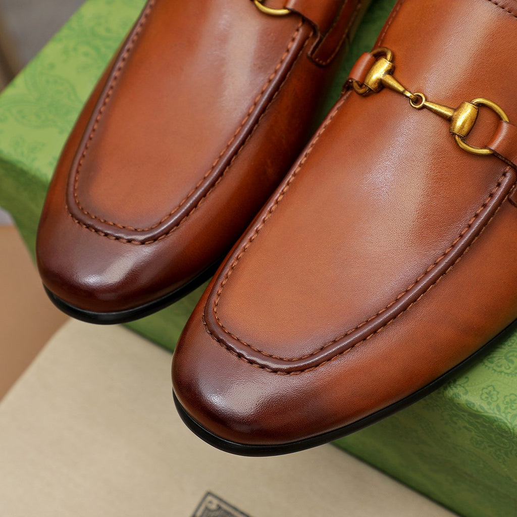 Gucci Bit-Detail Slip-On Loafers — detail