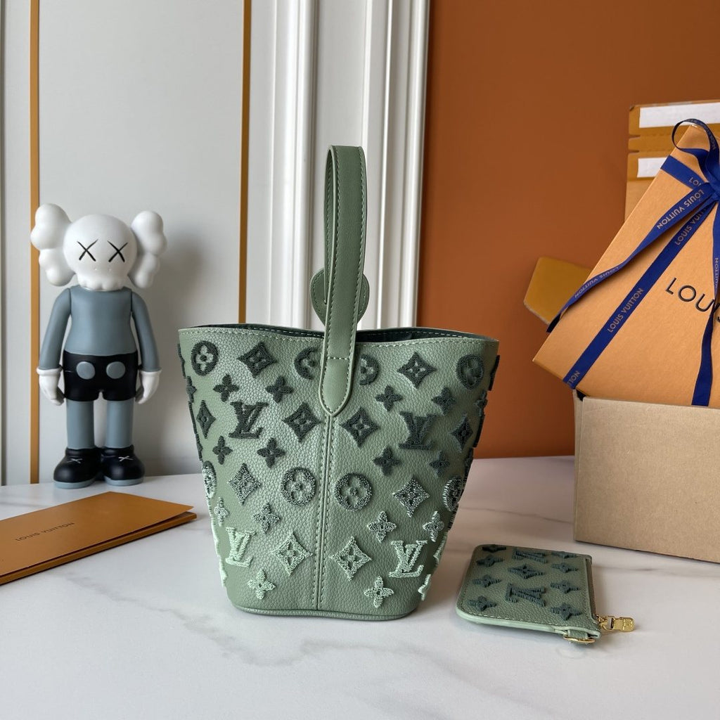 Louis Vuitton All In BB Monogram Bucket Bag — back