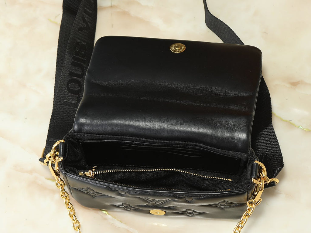 Louis Vuitton Bubblegram Wallet on Strap — detail