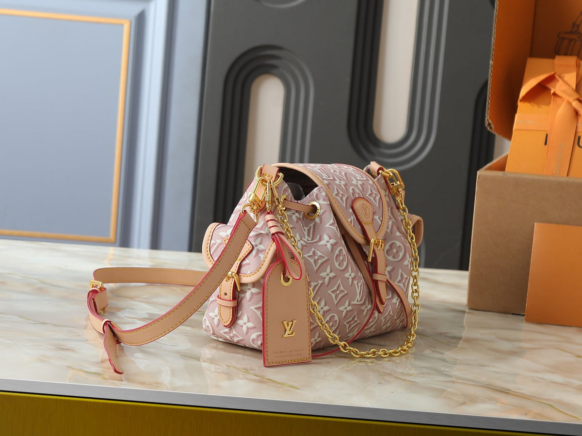 Louis Vuitton Odyssée Monogram Emblème Shoulder Bag — side