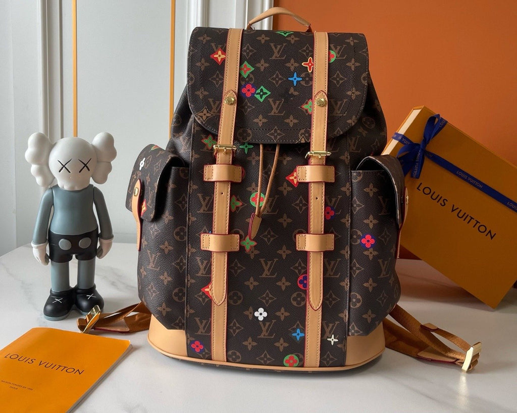 Louis Vuitton Christopher Multicolor Monogram Backpack — front