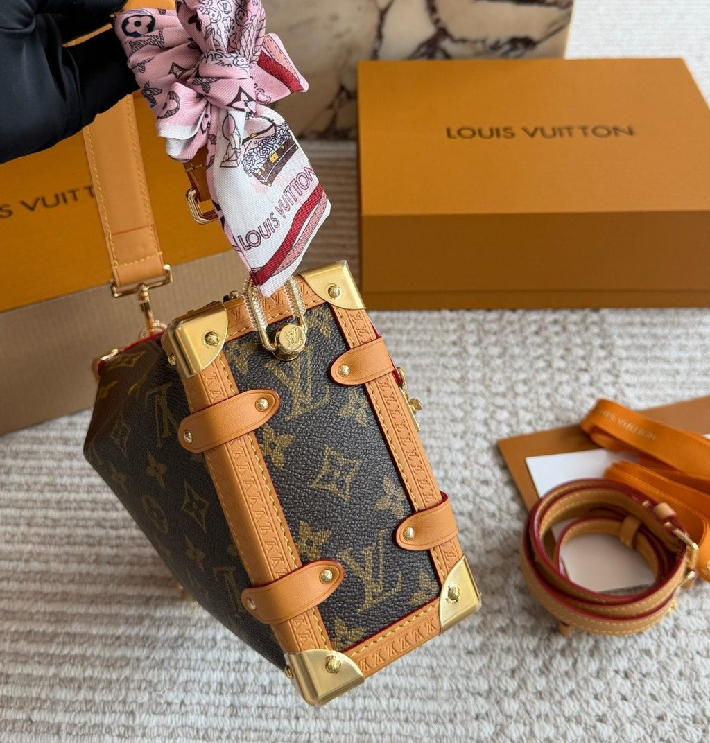 Louis Vuitton Side Trunk Monogram Handbag — side
