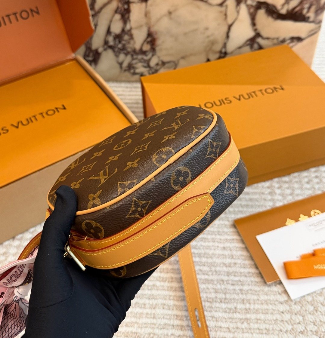 Louis Vuitton Round Monogram Crossbody Bag — side