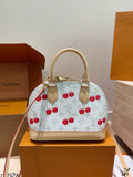 Louis Vuitton Alma BB Cherry Print Handbag — hero