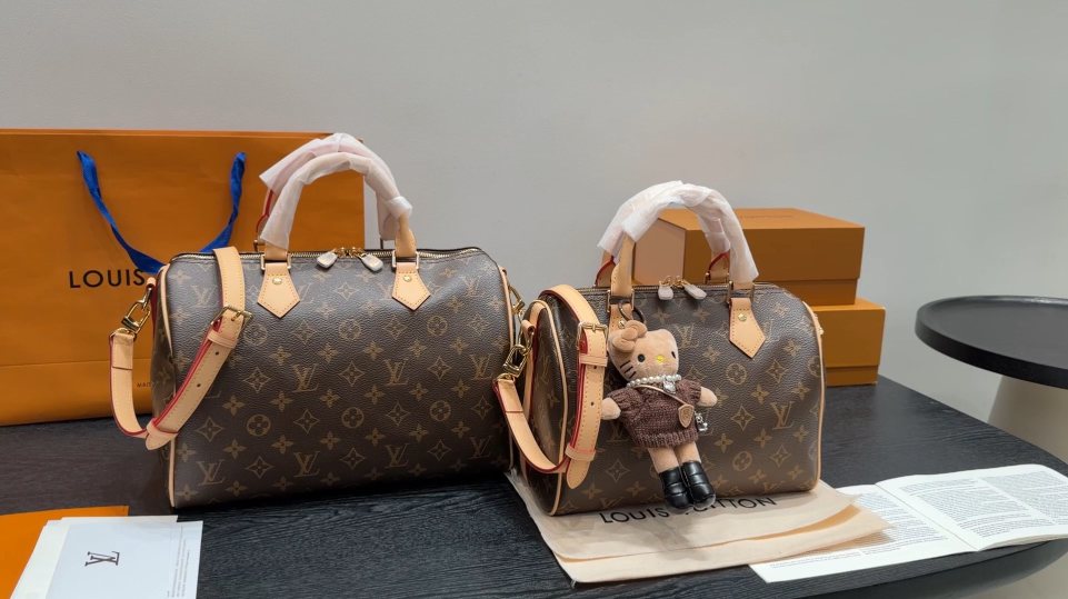 Louis Vuitton Speedy Monogram Barrel Handbag — hero