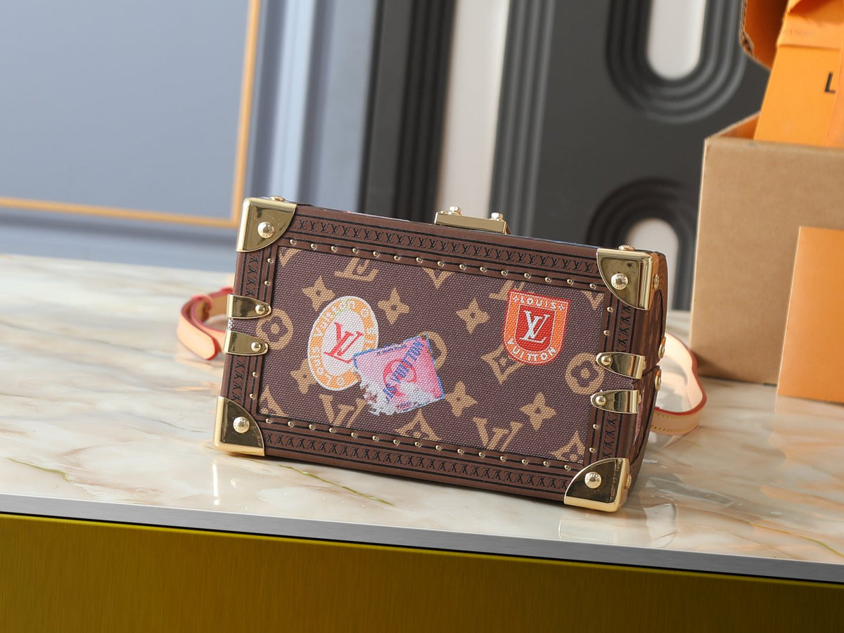 Louis Vuitton Speedy Trunk Monogram Top-Handle Bag — detail