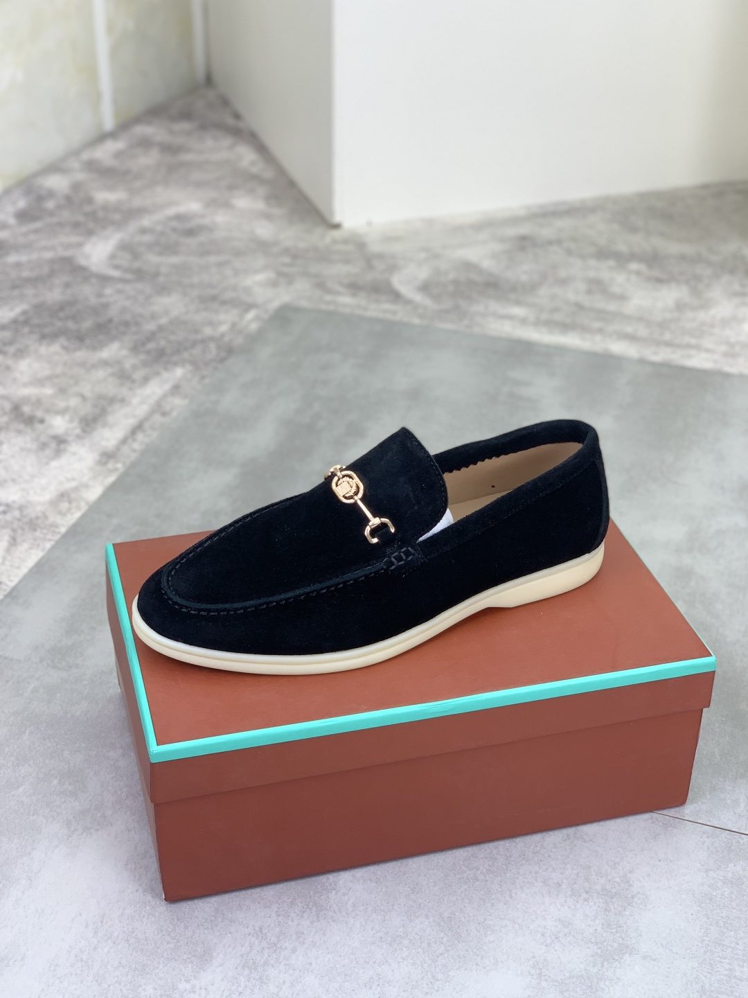 Loro Piana Bit Loafers — front