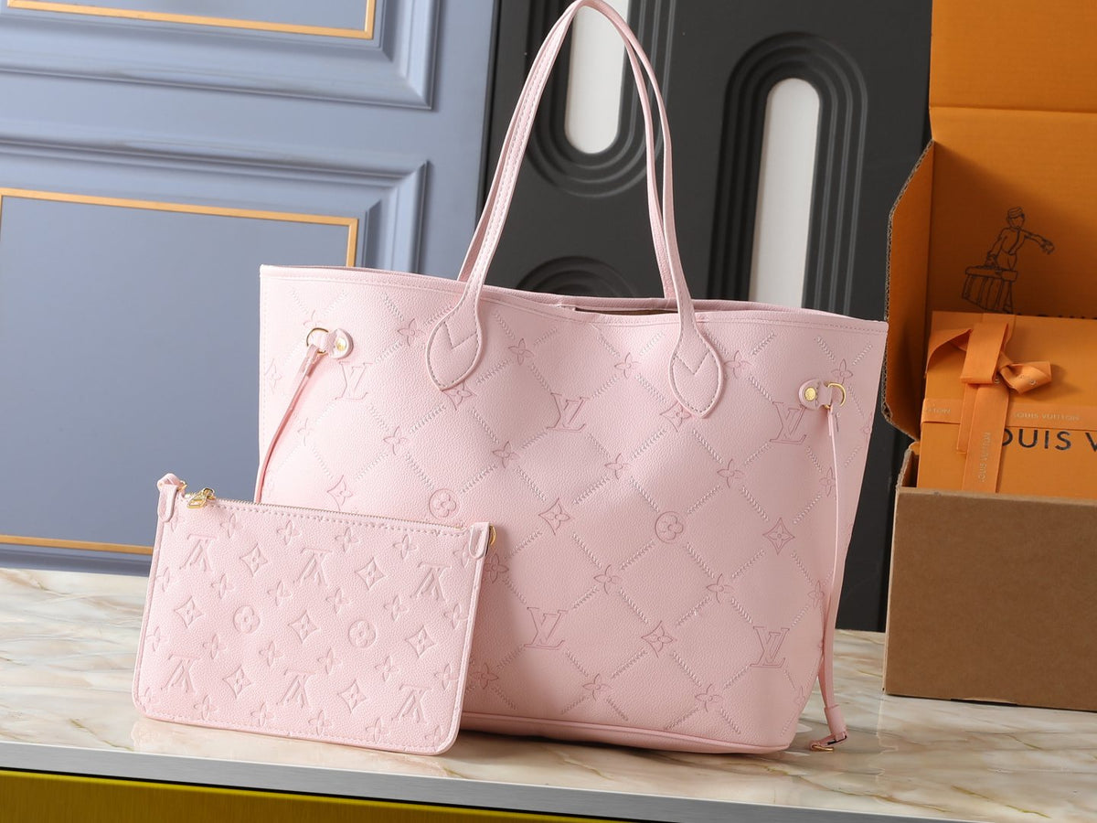 Louis Vuitton Neverfull Monogram Tote with Matching Pouch — hero