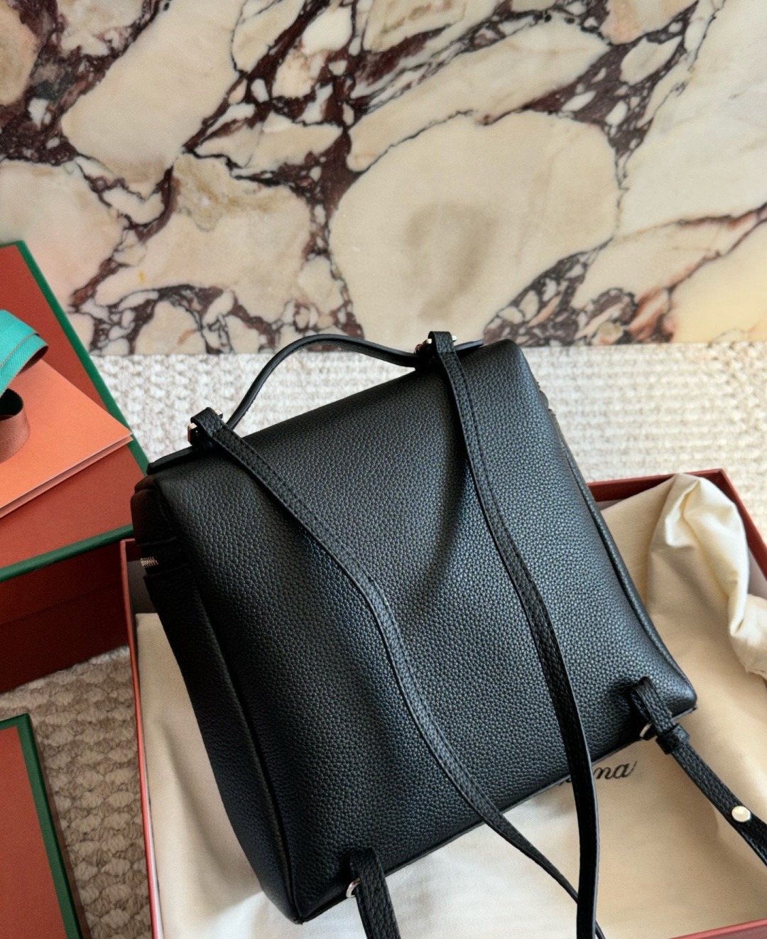 Loro Piana Extra Pocket Backpack — back