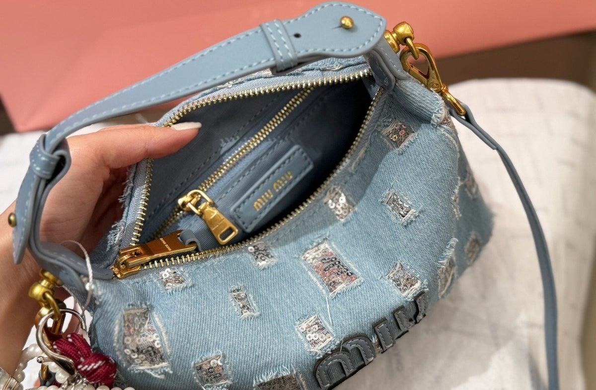 Miu Miu Mini Lunchbox Top-Handle Shoulder Bag — detail