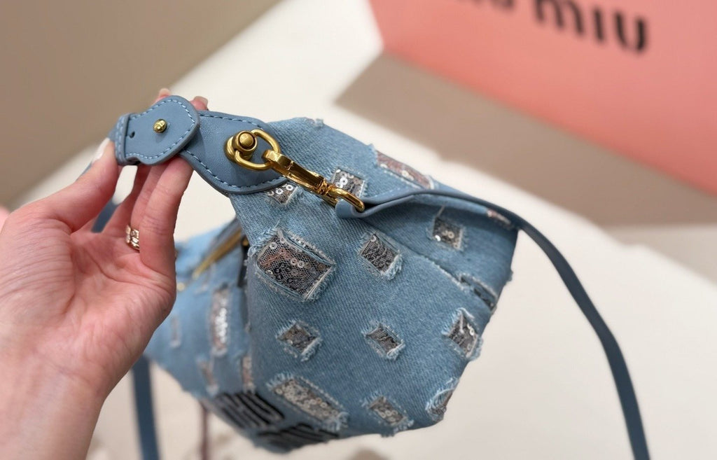 Miu Miu Mini Lunchbox Top-Handle Shoulder Bag — side