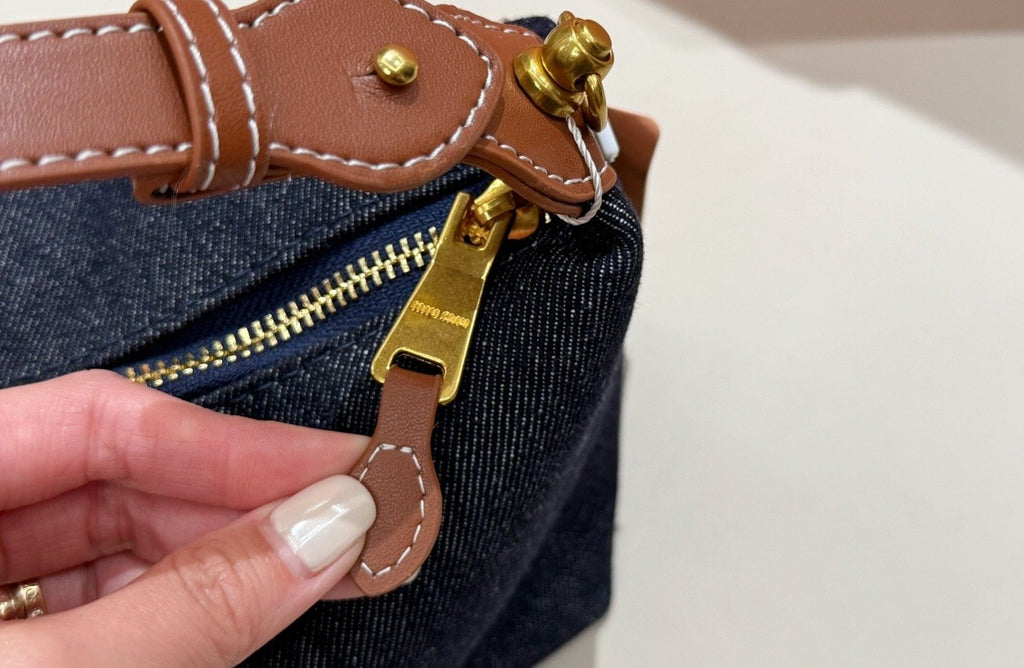Miu Miu Mini Lunchbox Top-Handle Shoulder Bag — detail