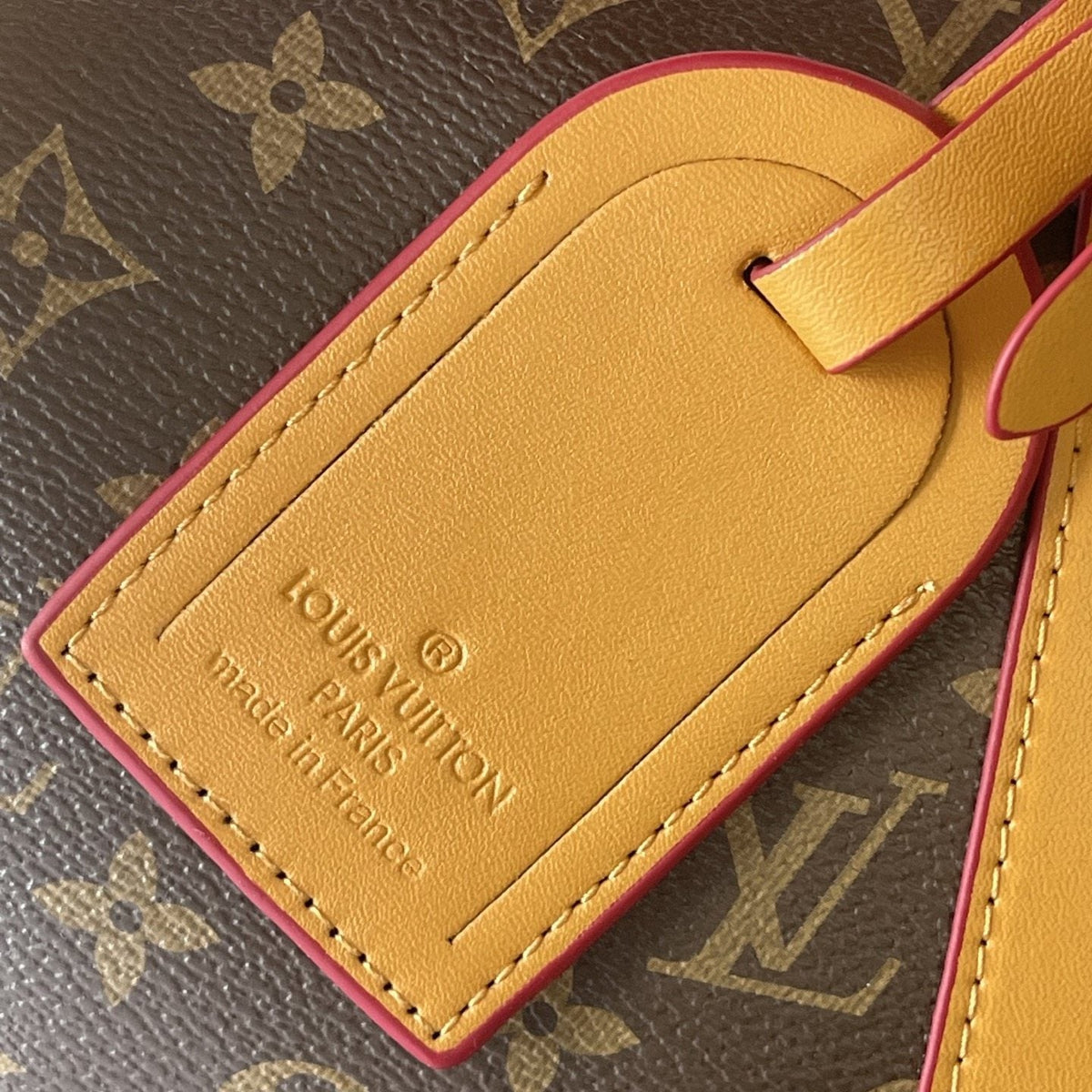 Louis Vuitton Keepa Bandouière Monogram Duffel Bag — detail