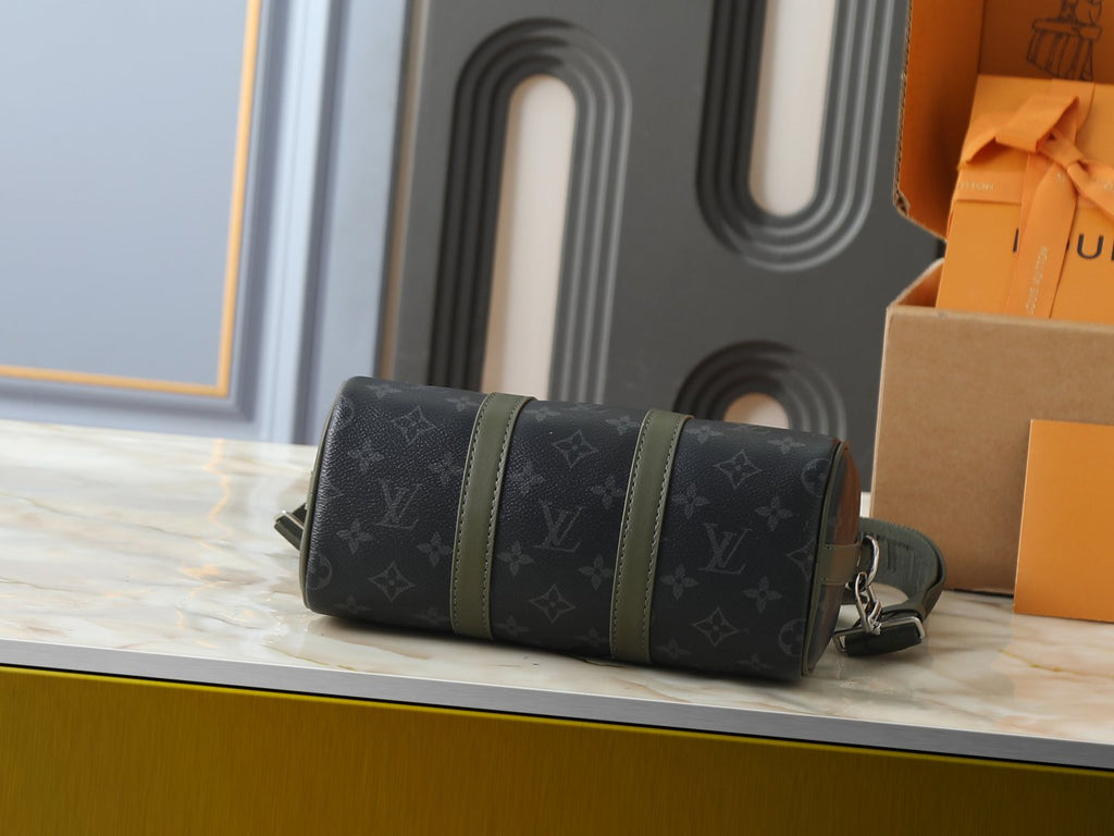 Louis Vuitton Keepall Bandoulière Duffel Bag — back