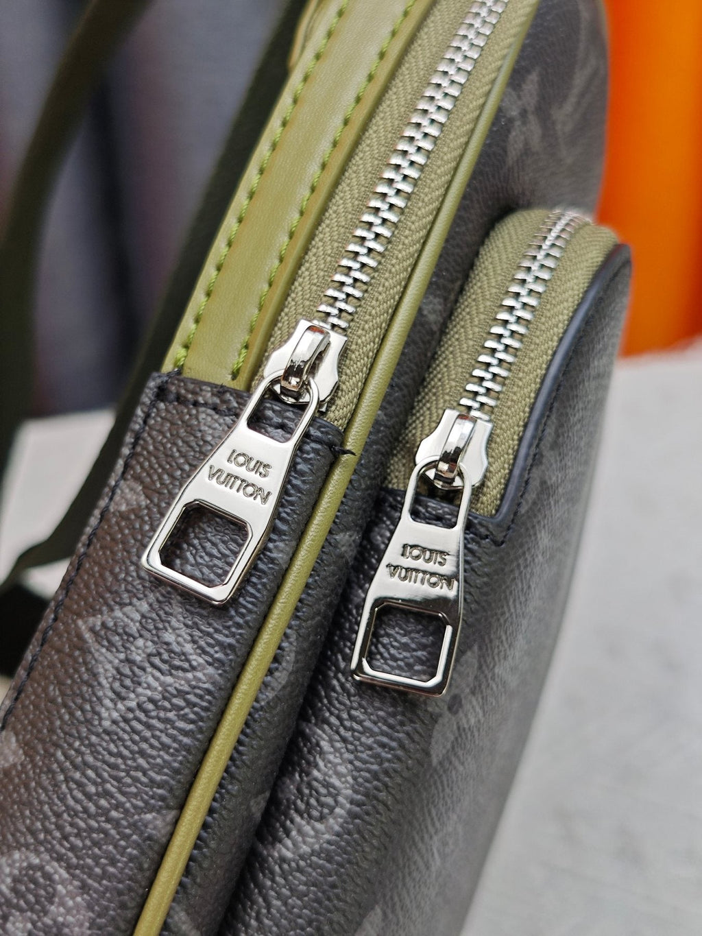 Louis Vuitton Avenue Monogram Eclipse Sling Bag — detail