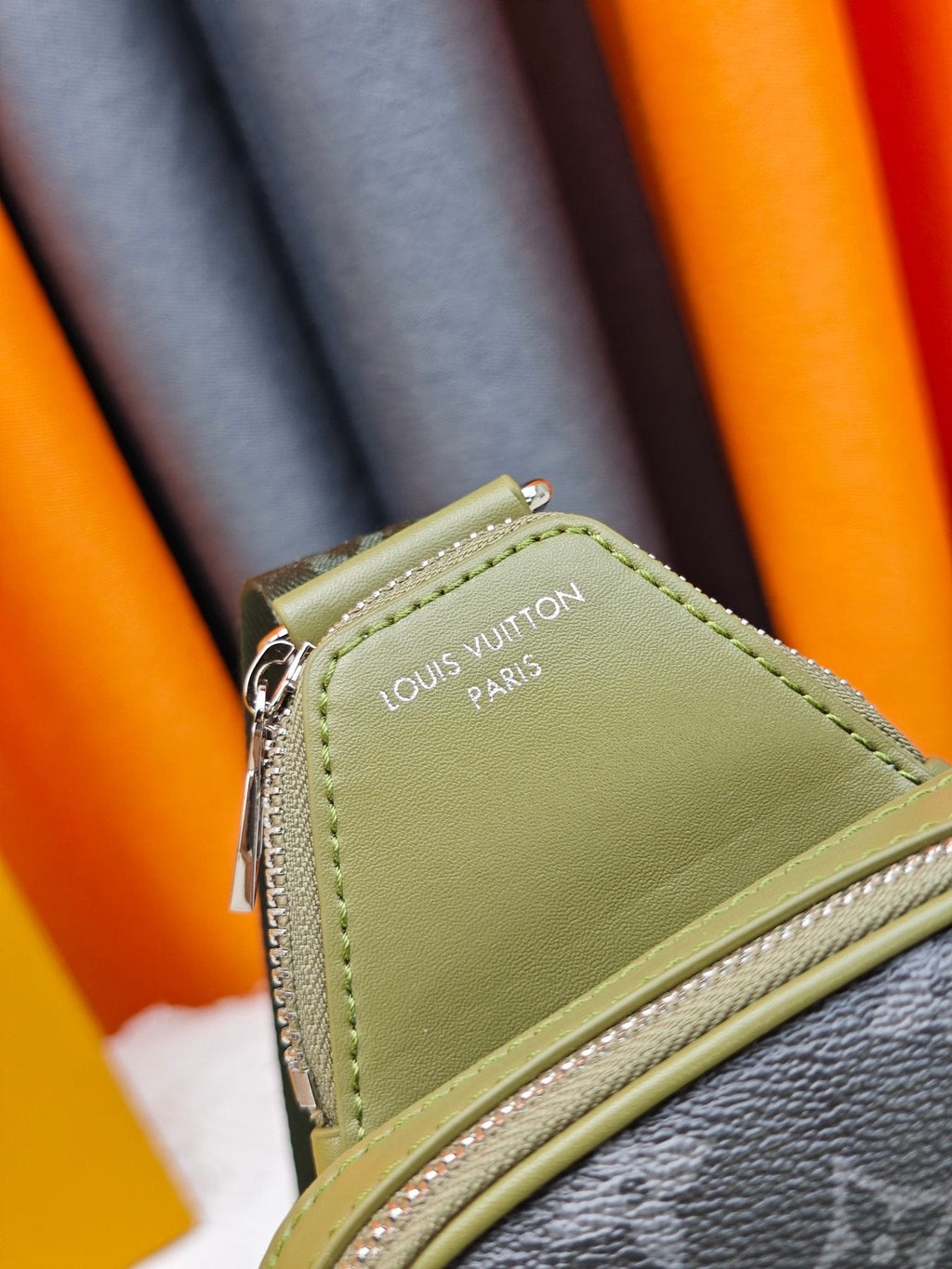 Louis Vuitton Avenue Monogram Eclipse Sling Bag — detail