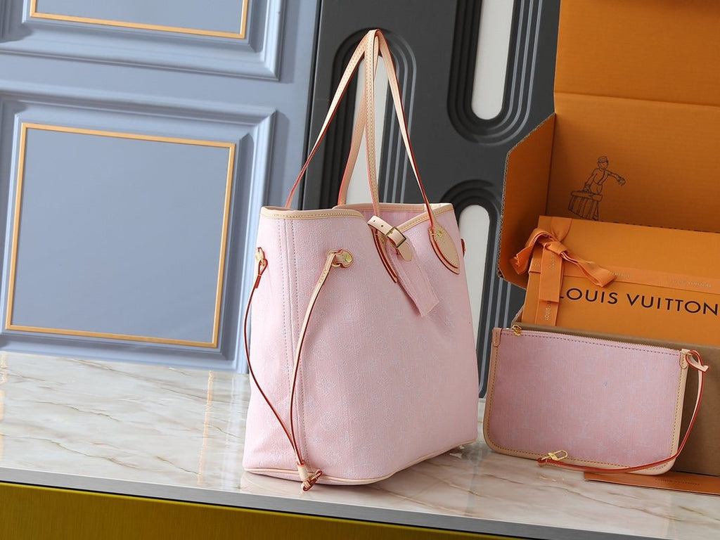 Louis Vuitton Neverfull Monogram Tote — side