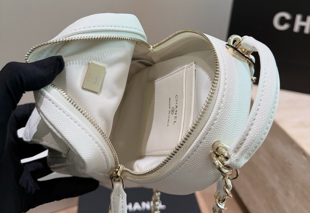 Chanel Quilted Top-Handle Backpack — detail