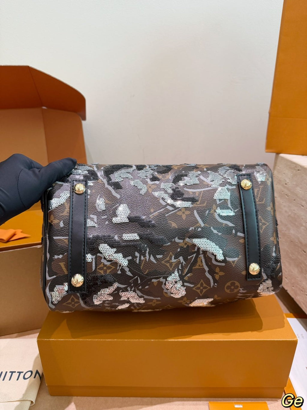 Louis Vuitton Speedy Soft Monogram Artwork Bag — detail