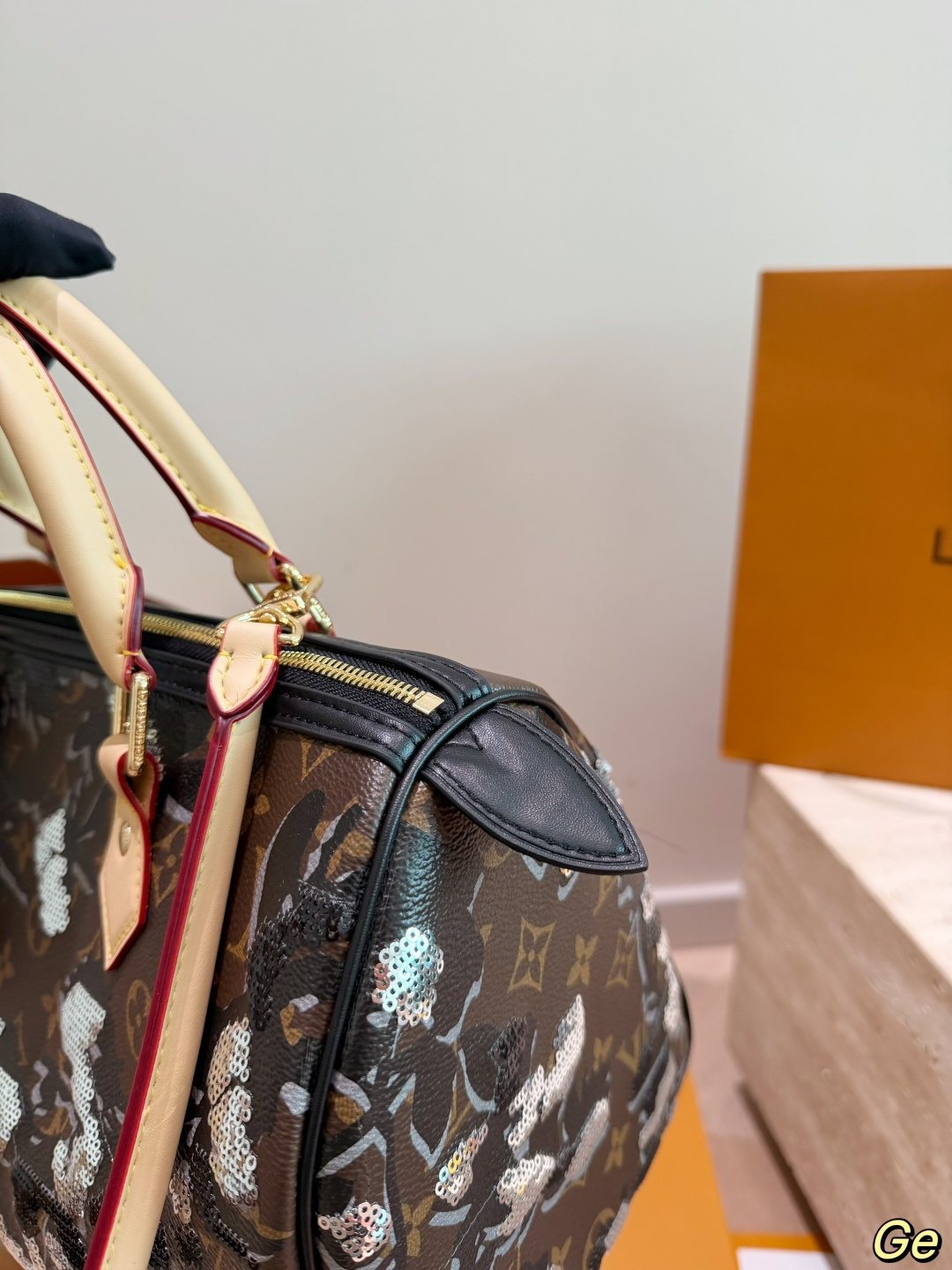 Louis Vuitton Speedy Soft Monogram Artwork Bag — detail