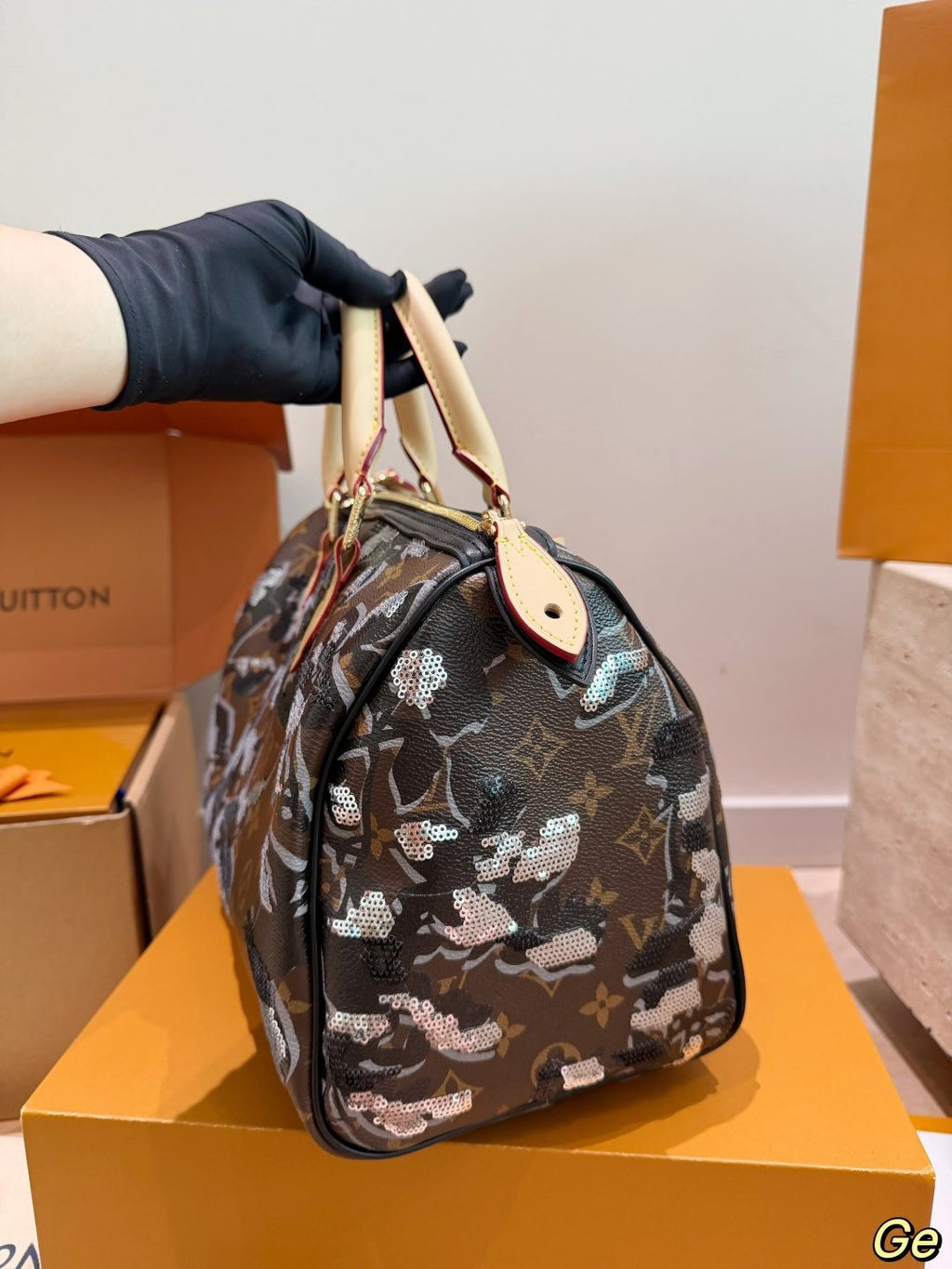 Louis Vuitton Speedy Soft Monogram Artwork Bag — side