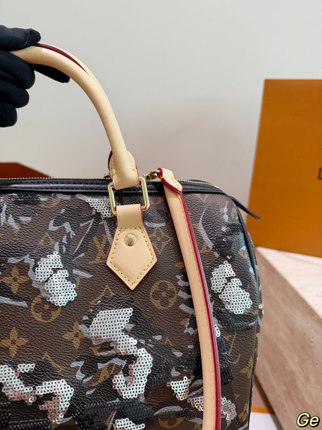 Louis Vuitton Speedy Soft Monogram Artwork Bag — detail