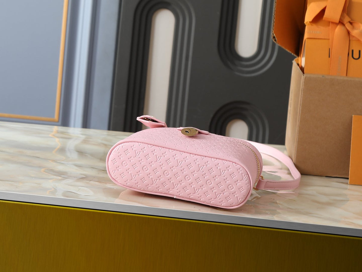 Louis Vuitton Vanity Chain Pouch Embossed Motif Bag — detail