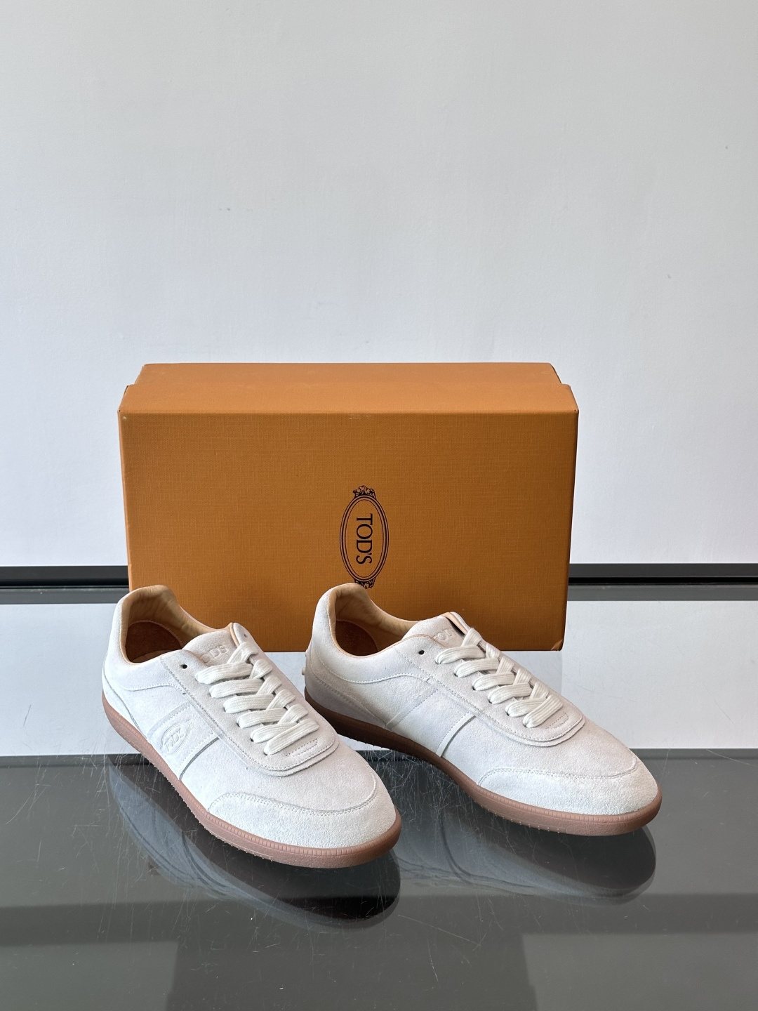 Tod's Men's Suede Low-Top Sneakers — front