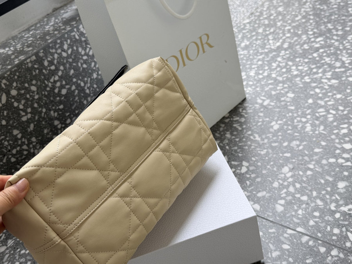 Dior Reversible Toujours Quilted Tote — front