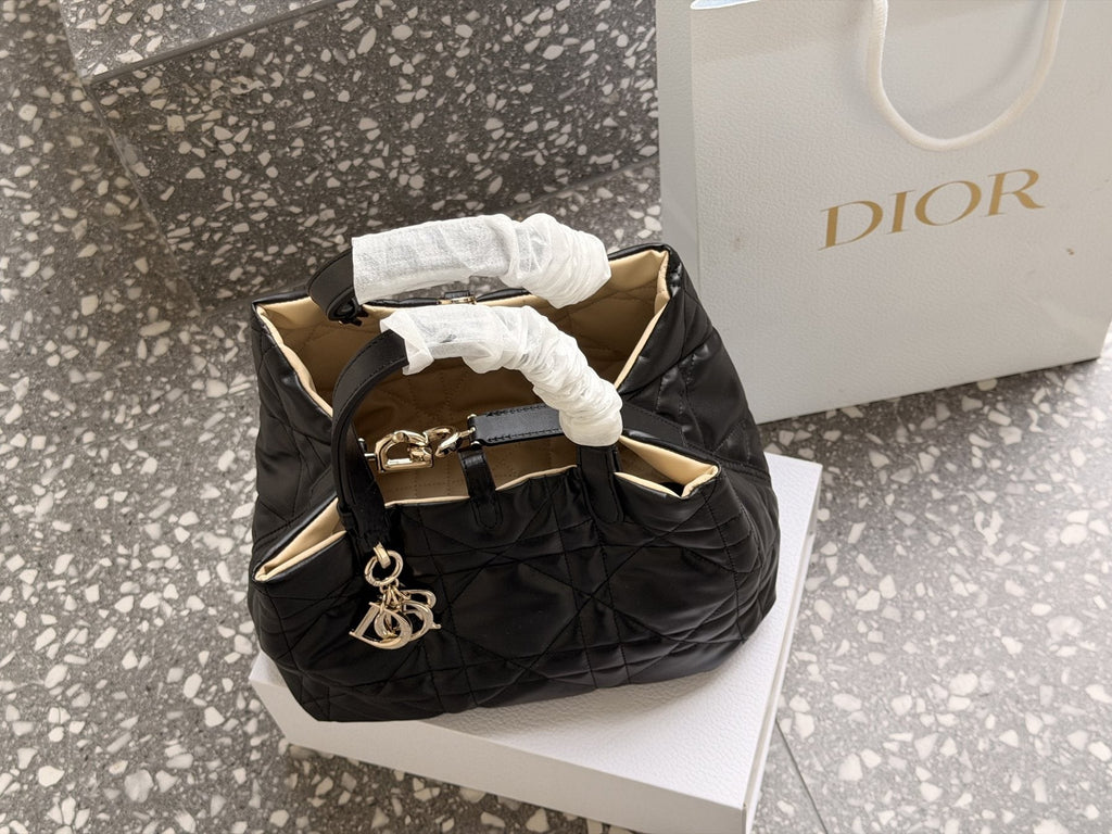 Dior Reversible Toujours Quilted Tote — front