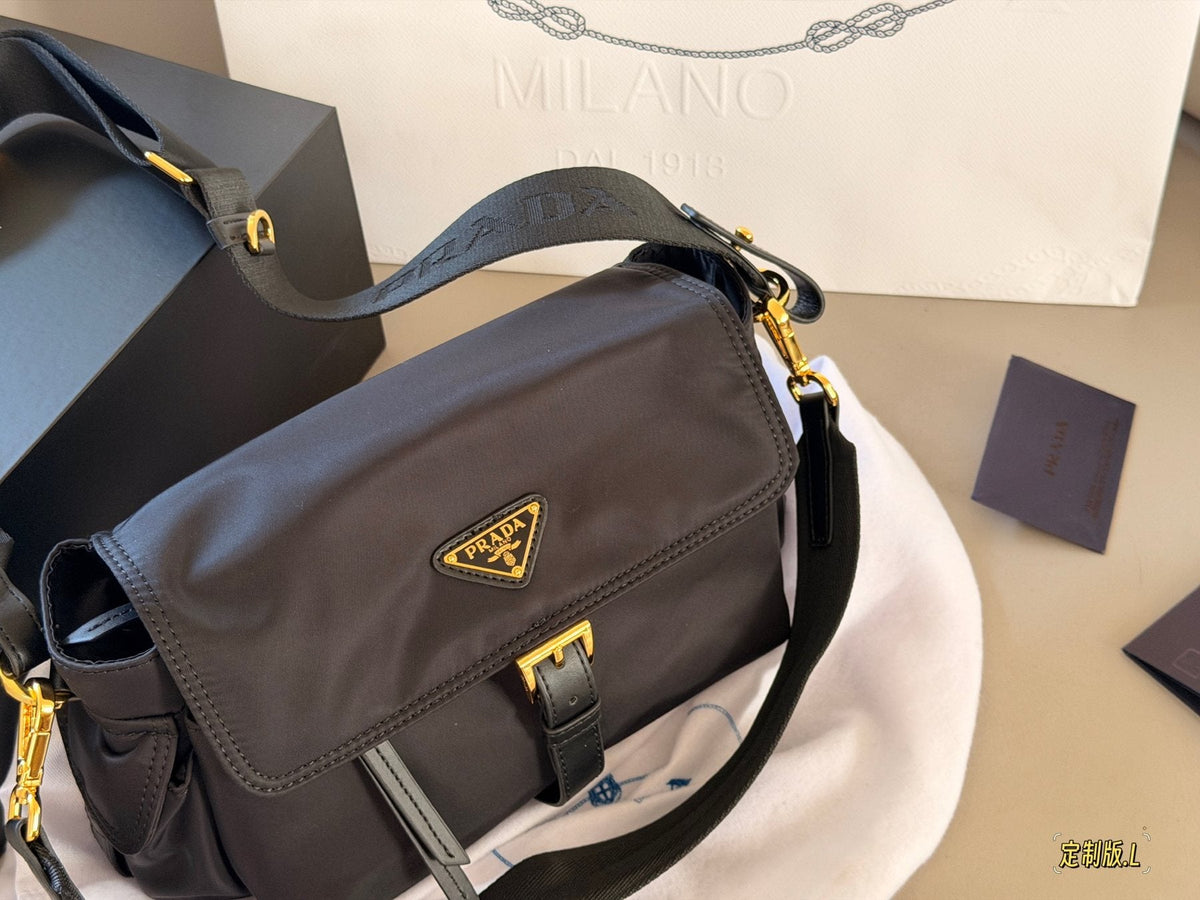 Prada Explore Nylon Messenger Bag — detail