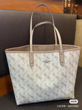 Coach City Patterned Tote with Zip Pouch — front