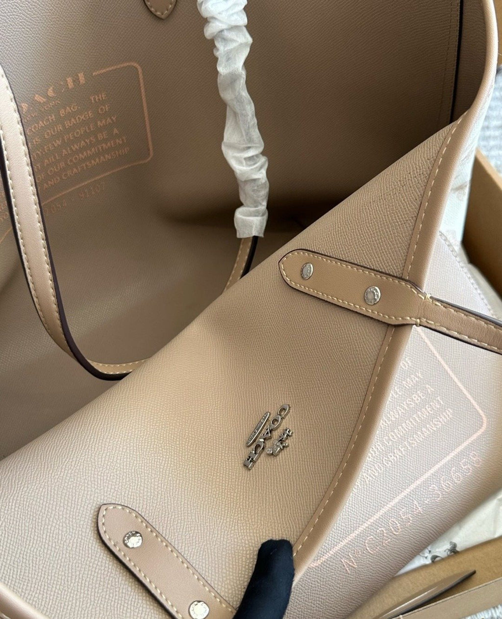 Coach City Patterned Tote with Zip Pouch — detail