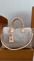 Louis Vuitton Speedy Monogram Handbag with Braided Handles — hero