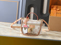 Louis Vuitton Vanity Chain Pouch in Cream and Pink Monogram — hero