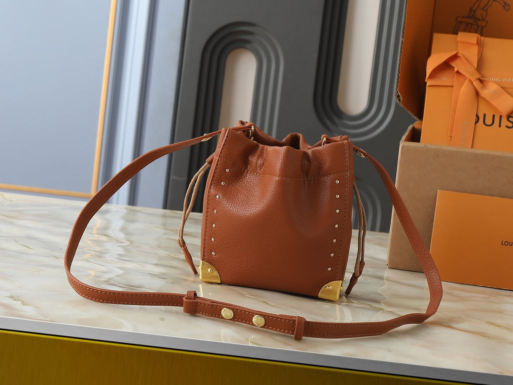Louis Vuitton Nano Noé Trunk Bucket Bag — back