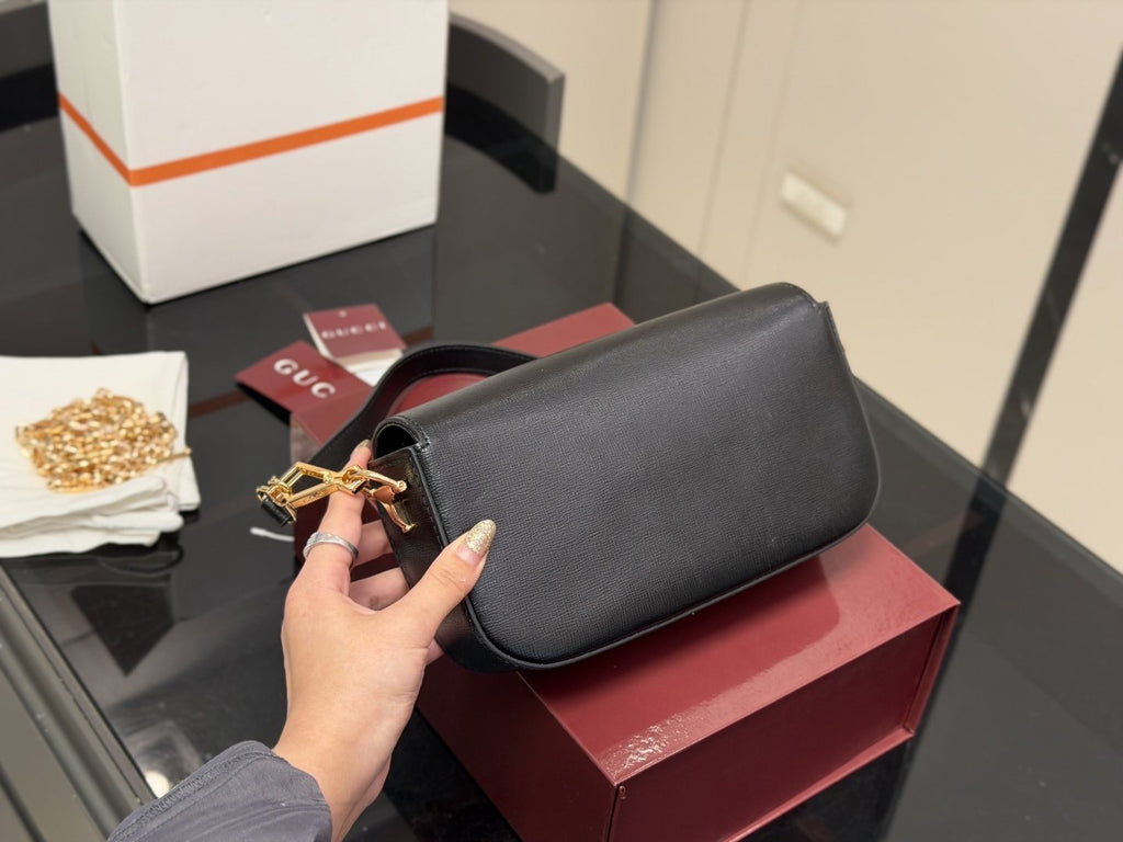 Gucci 1955 Horsebit Flap Shoulder Bag — back