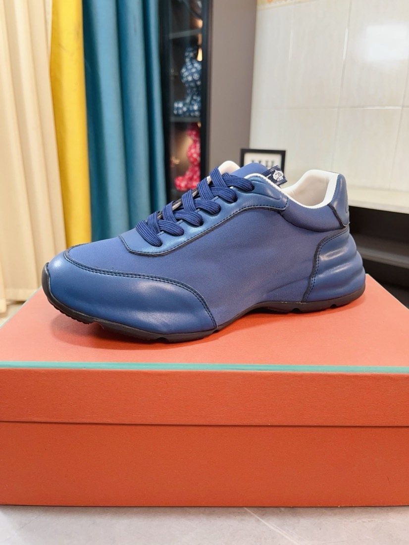 Loro Piana Sculpted-Sole Lace-Up Shoes — front