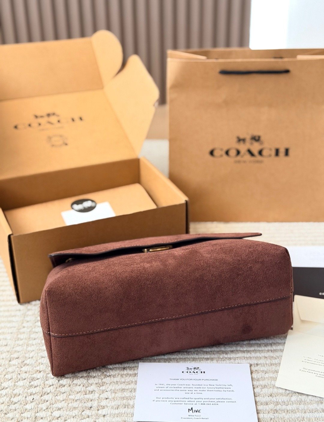 Coach Chelsea Chain-Strap Flap Shoulder Bag — detail