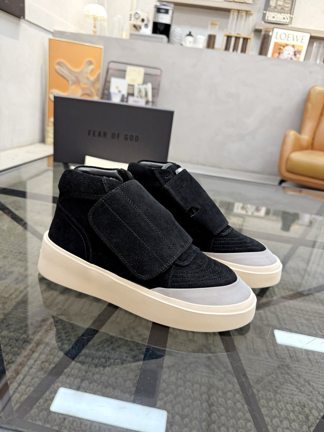 Fear of God Strap High-Top Sneakers — front