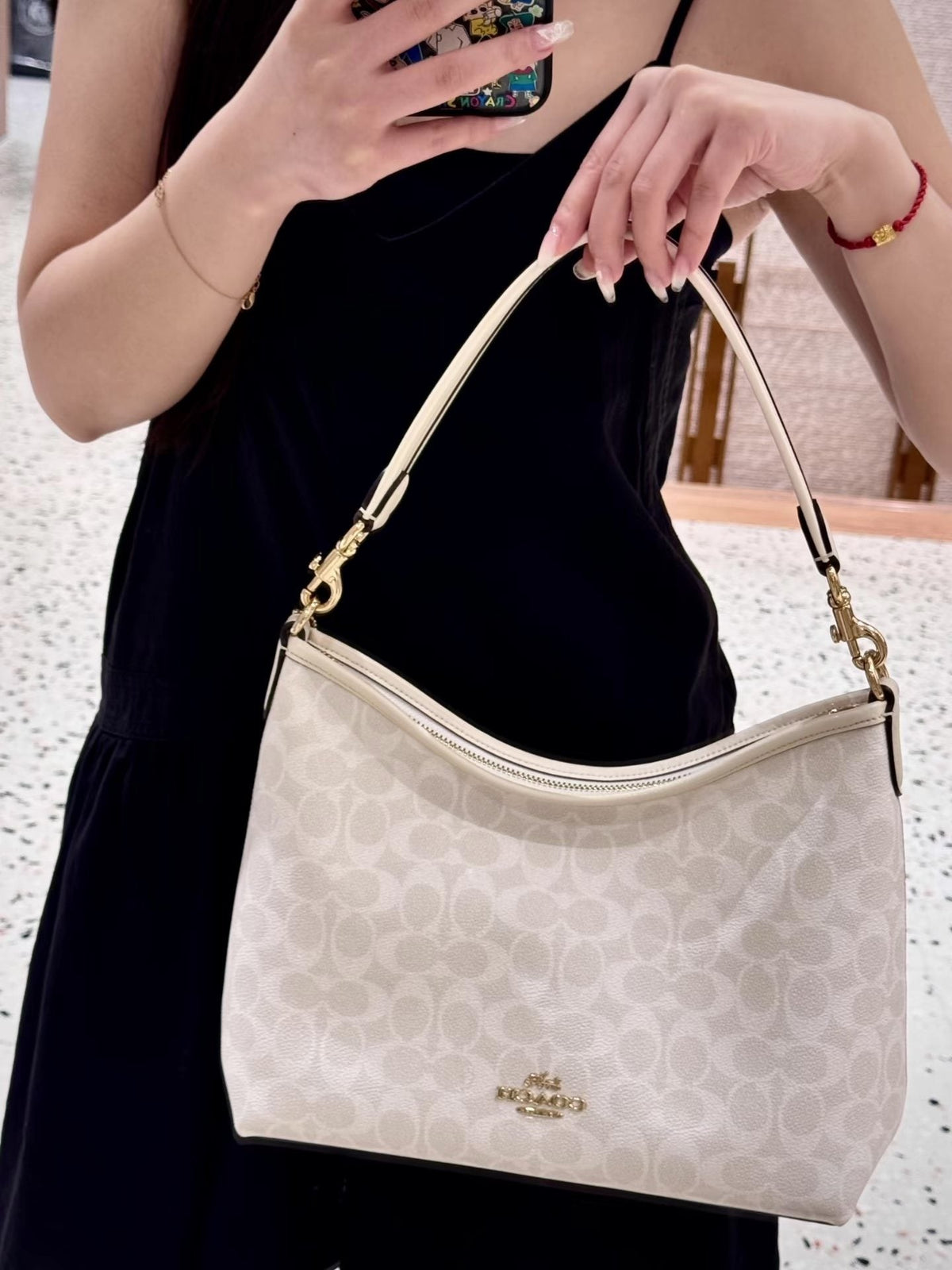 Coach Laurel Monogram Shoulder Bag — hero