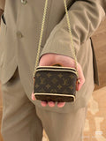 Louis Vuitton Monogram Box Coin Purse with Chain Strap — hero