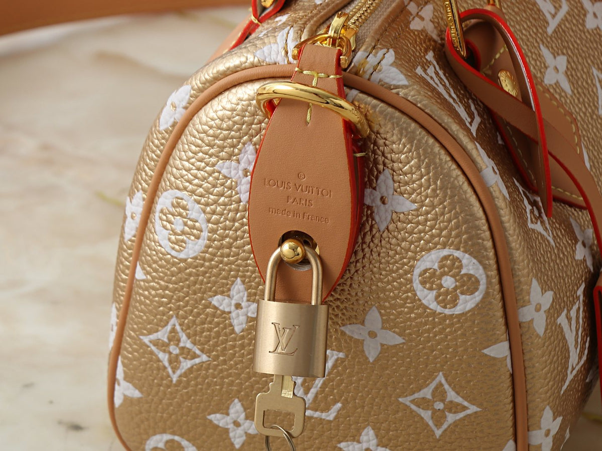 Louis Vuitton Speedy P109 Bandoulière Monogram Bag — detail