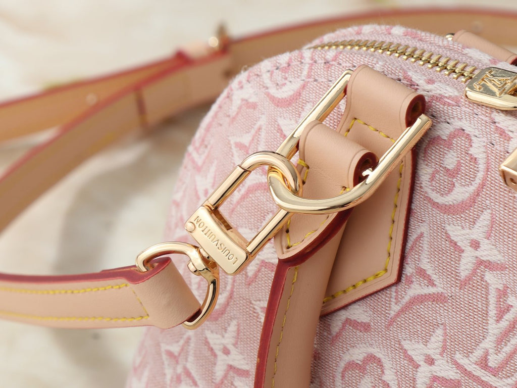 Louis Vuitton Alma BB Monogram Emblème Jacquard Handbag — detail