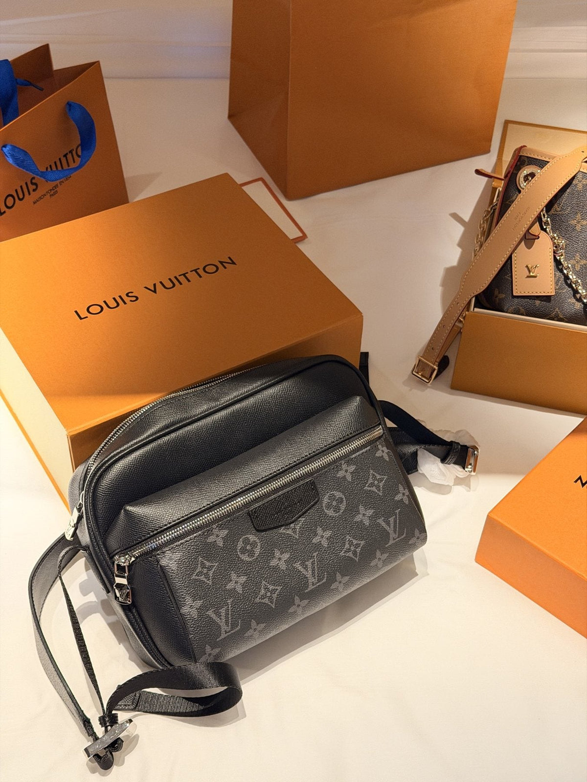 Louis Vuitton Outdoor Monogram Messenger Bag — front