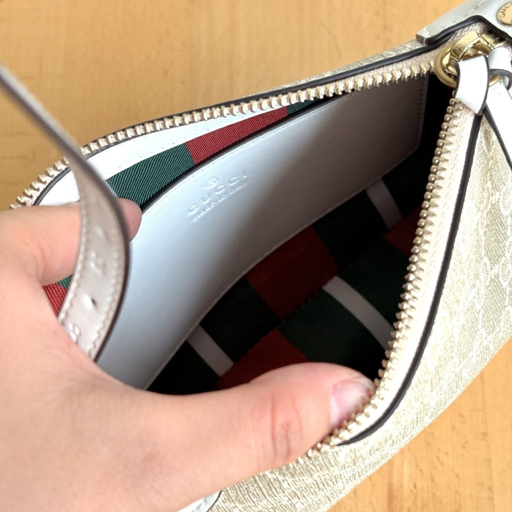 Gucci GG Emblem Monogram Shoulder Bag — front