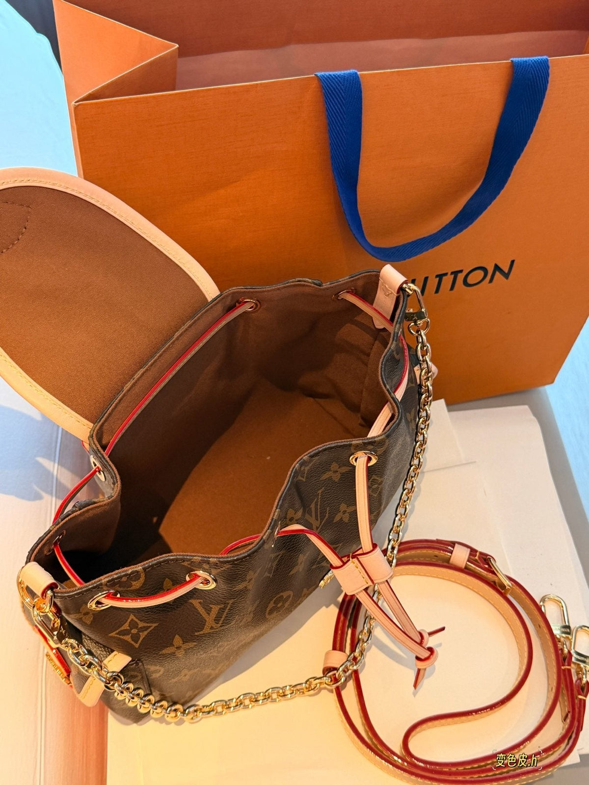 Louis Vuitton Odyssée Monogram Shoulder Bag — detail