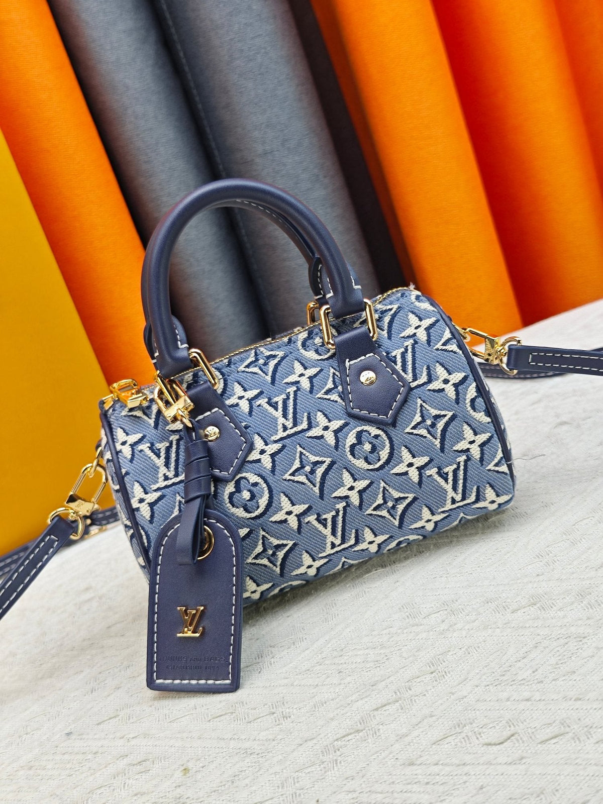 Louis Vuitton Nano Speedy Monogram Jacquard Bag — hero