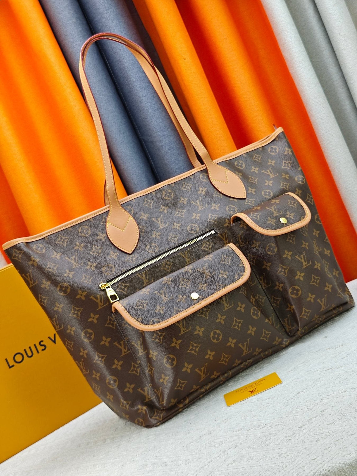 Louis Vuitton Nevereverfull Cargo Monogram Tote — front