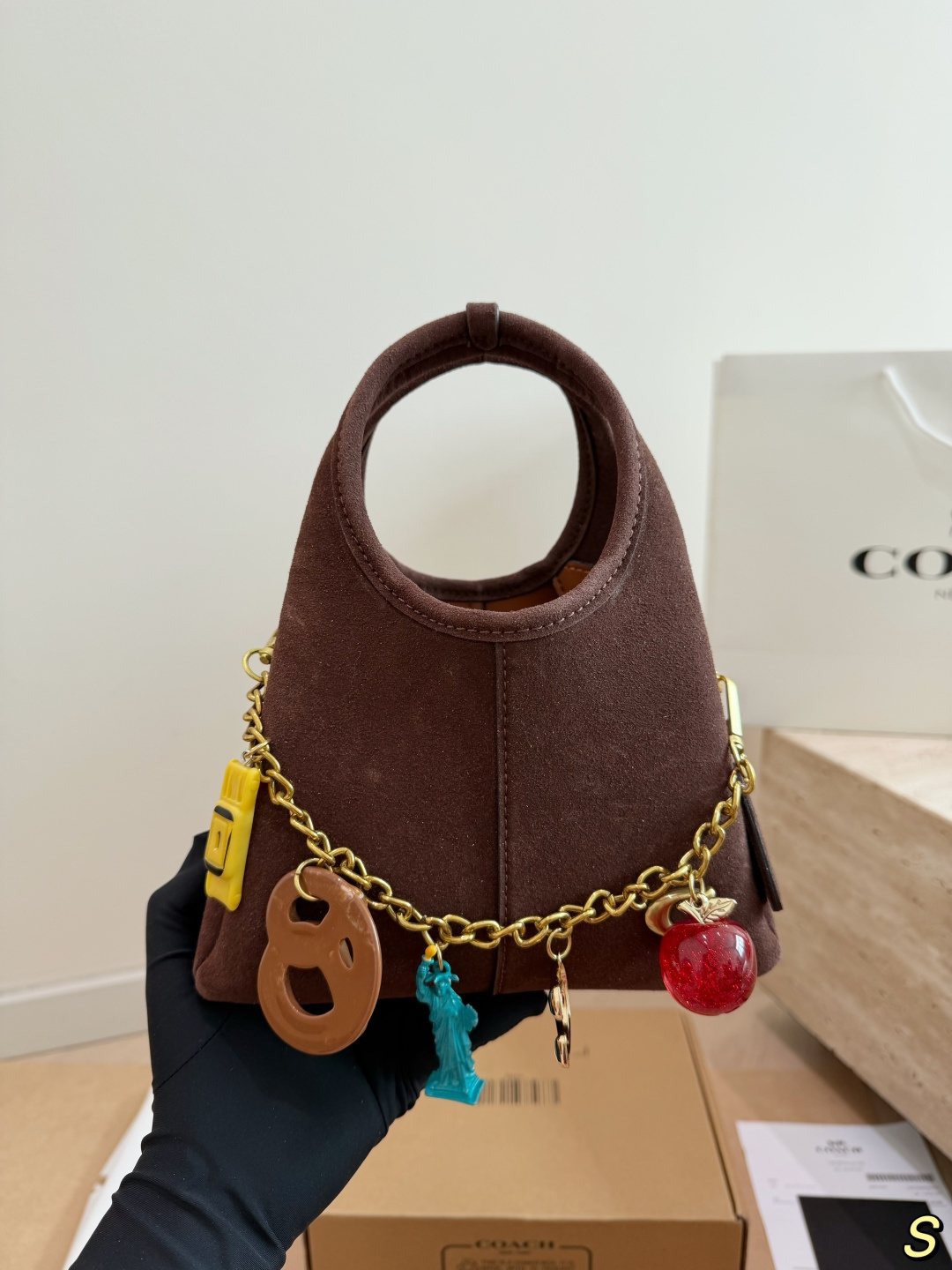Coach Lana Charm Chain Handbag — model